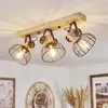 Cotes »Cotes« Deckenlampe, Holz/Metall, Natur/Rostfarbene Produktbild-Vorschau 9