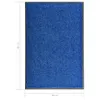Wycieraczka Z Możliwością Prania, Niebieska, 60 X 90 Cm Podgląd zdjęcia produktu 5