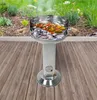 Säulengrill aus Edelstahl - Grillhöhe 83cm - Rosthöhe Produktbild-Vorschau 3