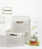 Panier Curver STYLE2 LID M, creme, avec couvercle, 42x29x19 Voir les images du produit 16