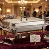 Chafing Dish 11L Speisenwärmer aus Edelstahl Buffetwärmer Produktbild-Vorschau 5