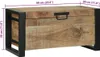 vidaXL Aufbewahrungs-Truhen Braun 60 x 30 x 30 cm Produktbild-Vorschau 6