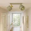 LUXOLAR – 2-punktowa lampa sufitowa LED, zielono-złota, Podgląd zdjęcia produktu 4