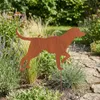 Décoration De Jardin Chien De Chasse En Acier Corten, Voir les images du produit 4