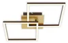 Lampada da soffitto a LED, marrone dorato, 2x LED/11W Anteprima dell’immagine prodotto 1