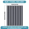 A diagram showing the dimensions of a curtain panel. Produktbild-Vorschau
