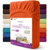 EllaTex Frottee Spannbettlaken 90x200 – 100x200 Baumwolle – Produktbild-Vorschau 1