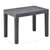 vidaXL Gartenbänke 2 Stk. Anthrazit Kunststoff Produktbild-Vorschau 5