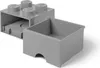 LEGO Brick Drawer 4 grau (grau) Produktbild-Vorschau 3