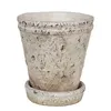 Vaso da fiori Clayre & Eef Ø 13x14 cm Pietra beige Anteprima dell’immagine prodotto 1