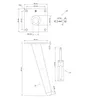 Schräg stehende Stahlbeine 20 cm, Set mit Schrauben, Produktbild-Vorschau 2