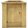 vidaXL Lit surélevé 291 x 50 x 50 cm Bois de pin imprégné Voir les images du produit 11