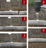 A step-by-step guide showing how to install aluminum edging for garden beds. Produktbild-Vorschau