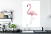 MuchoWow® Poster Aquarell - Flamingo - Rosa 80x120 cm - Produktbild-Vorschau 3