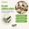Fellhof Lammfellbürste mit Reinigungskamm TOP Produktbild-Vorschau 6