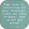 Mr. & Mrs. Panda Tischuntersetzer Spruch 53. Geburtstag Produktbild-Vorschau 1