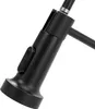 A close-up view of a black faucet sprayer head. Náhľad obrázku produktu