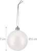 Lot de 100 boules de Noël Relaxdays, en plastique, diamètre Voir les images du produit 4