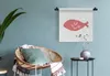 MuchoWow® Wandteppich Wandbehang Pastell - Fisch - Rosa Produktbild-Vorschau 4