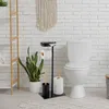 Relaxdays WC Garnitur, Bambus, HBT: 66,5x30x20 cm, Produktbild-Vorschau 3