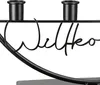 Gilde Kerzenleuchter, rund, "Willkommen", Schriftzug, Podgląd zdjęcia produktu 5