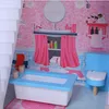 Banditen & Engel Puppenhaus aus Holz, Barbie-Haus, rosa Produktbild-Vorschau 7