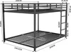 Flieks Etagenbett 140×200cm mit Rausfallschutz, Kinderbett Produktbild-Vorschau 7