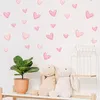 Kinder Wandsticker,60 Stück weiche rosa große kleine Produktbild-Vorschau 3
