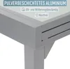 Gartentisch Balkontisch Esstisch Ausziehbar 135 - 270 cm Produktbild-Vorschau 4