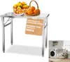 XMTECH Edelstahl Klapp-Arbeitstisch 100×60×85 cm, 300 kg, Produktbild-Vorschau 1