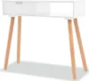 vidaXL Konzolový stolek z masivní borovice 80 x 30 x 72 cm Náhled obrázku produktu 6