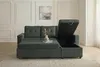 riess-ambiente Ecksofa APARTMENT 205cm grün Cord 3-Sitzer Produktbild-Vorschau 7