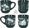 36x gobelets à vin chaud 0,2L vert paysage de Noël Voir les images du produit 4
