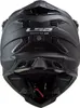 LS2 MX700 Subverter Evo II Solid Motocross Helm, schwarz Produktbild-Vorschau 4