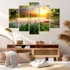 Bild auf Leinwand - Leinwandbild - Brücke See - 150x100cm - Produktbild-Vorschau 7