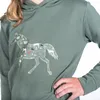 HKM Hoody Judy Kinder, Farbe:dunkelgrün, Größe:134/140 Produktbild-Vorschau 3