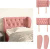 vidaXL Kopfteil mit Ohren Rosa 83x23x78/88 cm Samt -  Kopf- Produktbild-Vorschau 1