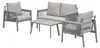 Preci aluminium loungeset - taupe - desert sand Productafbeelding-voorbeeld 1