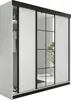 A wardrobe with sliding doors, two of which are mirrored. Náhled obrázku produktu
