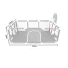 Laufstall Baby 180x120cm,Laufgitter Schutzgitter mit Produktbild-Vorschau 7