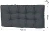 TexDeko Garden Palettenkissen 120x60x18cmgesteppt Produktbild-Vorschau 2