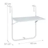 Relaxdays Balkon Hängetisch, klappbar, 3-Fach Produktbild-Vorschau 4