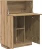 vidaXL Artisan dubový stôl 71,5 x 31,5 x 106,5 cm Materiál Náhľad obrázku produktu 3