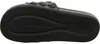 Sneakers Damen-Badepantolette Herz-Muster Schwarz, Produktbild-Vorschau 4
