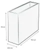 Jardinière EDA, 46 litres – 78,5 x 29,5 cm – hauteur 60 cm Voir les images du produit 2