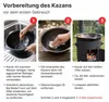 Kazan Ofen Set 12 L für 12–15 Personen Utschak 2 mm Stahl Produktbild-Vorschau 8
