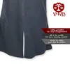 Schlichte Mittelalter Tunika kurzarm Blau "Njord" L Produktbild-Vorschau 3