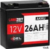 Langzeit Gel Akku 12V 26Ah Blei Akku Produktbild-Vorschau 2
