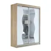 Schwebetürenschrank, 2-türig Schrank mit Spiegel! Moderne Produktbild-Vorschau 2