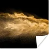 MuchoWow® Poster Sand - Gold - Schwarz - Luxus - Kunst Produktbild-Vorschau 1